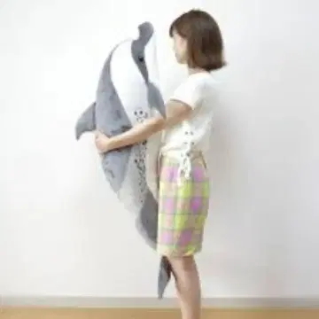 한정! 초귀중 시코쿠 수족관 오리지널 특대형 점박이돌고래 봉제 인형 완판 판매 종료