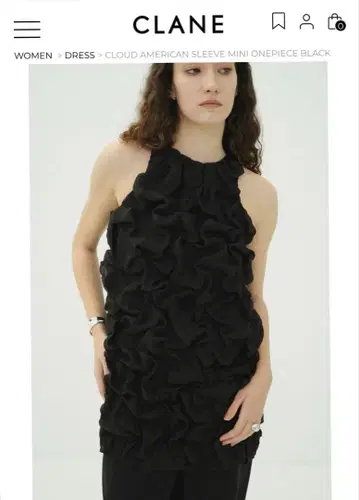 CLANECLOUD AMERICAN SLEEVE MINI ONEPIECE