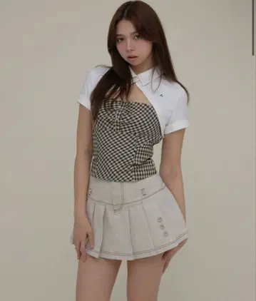 정품 Myra shirt set black
