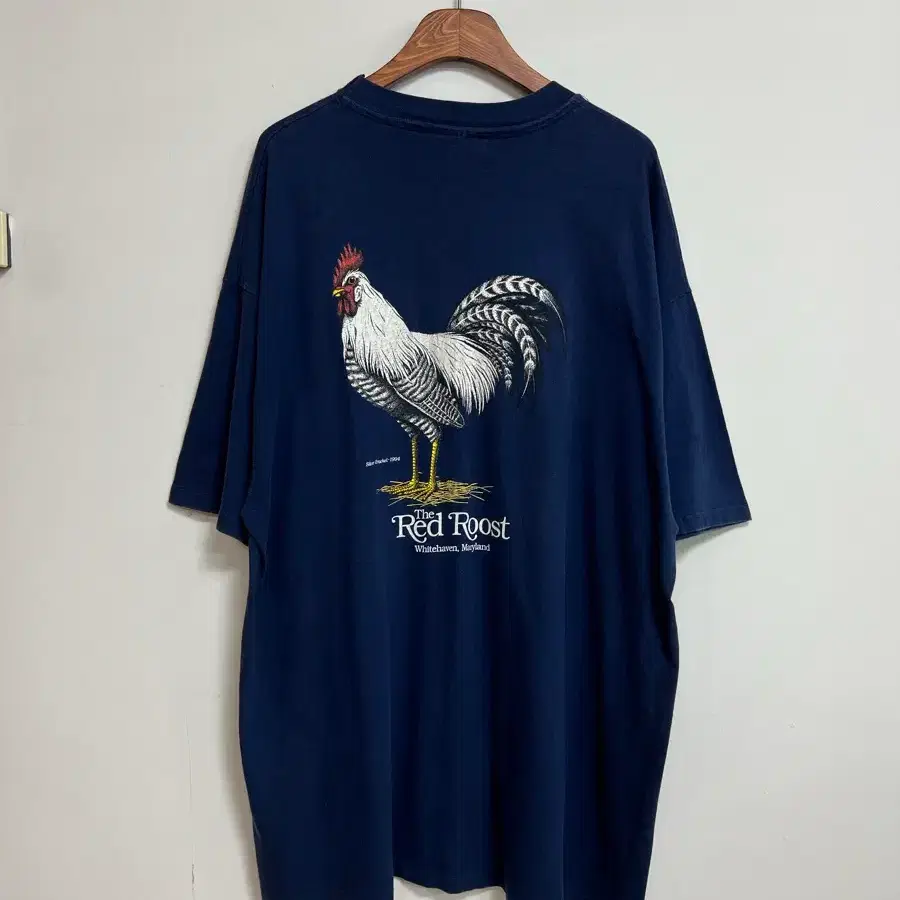 빈티지 90s 헤인즈 프린팅 티셔츠
