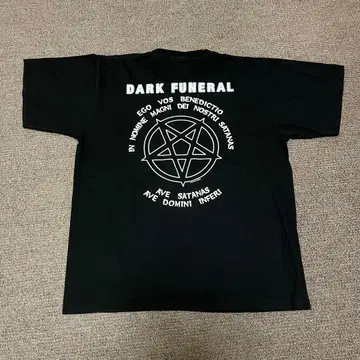 빈티지 DARK FUNERAL T셔츠 싱글