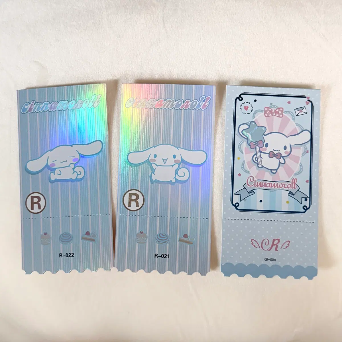 산리오 티켓형 쿠지 굿즈 판매