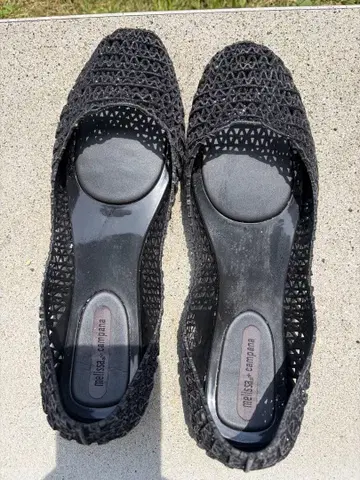Melissa Campana Papel VII 플랫슈즈 블랙