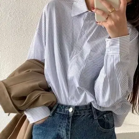 BL252 스트라이프 셔츠