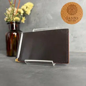 [컨디션 최상] GANZO 간조 신브라이들 이단 접이식 지갑 머니클립