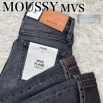 새상품 현행 MOUSSY 마우지 MVS FLARE 플레어 데님 26