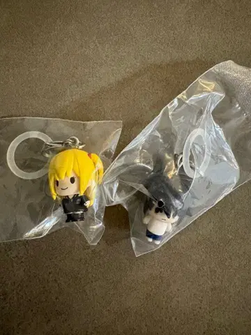 DEATH NOTE 데스노트 미니 피규어 키링 2종 세트
