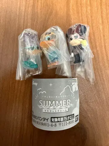 디즈니 캐릭터 SUMMER 마스코트 참