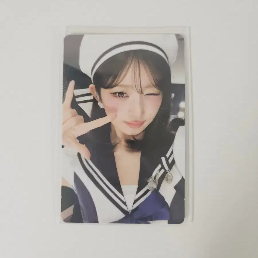 아이브 레이 위드뮤 럭키드로우 럭드 리바이브 포카 포토카드 마린룩