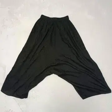 전체 자수 사루엘 팬츠 요건 레일 보태니컬 무늬 자수 블랙