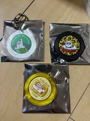 a flood of circle 무도관 레코드풍 키링 3세트