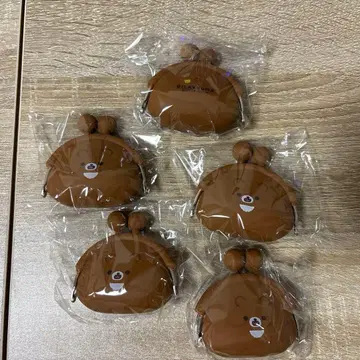 실리콘 동전 지갑 차이로이코구마 5개