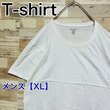 YD14 [ US 수입 ] NAUTICA(노티카) 반팔 T셔츠 [ XL ] 화이트