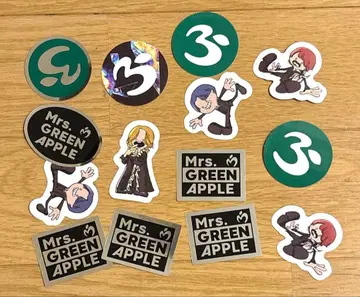Mrs. GREEN APPLE 스티커 젠진 미세스그린애플