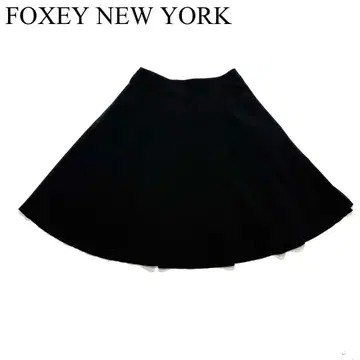 FOXEY NEW YORK 폭시 뉴욕 플레어 스커트 이중지