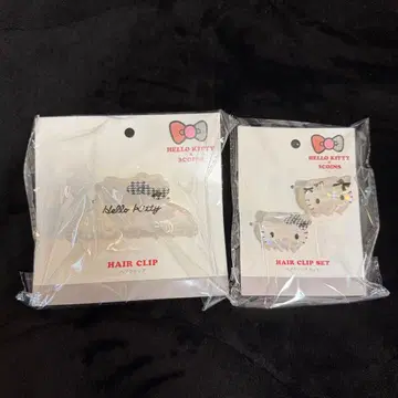 3COINS HELLO KITTY 헤어 클립 헤어 클립 세트