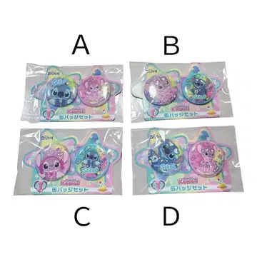 스티치 Colorful Kawaii 캔뱃지 세트