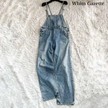 Whim Gazette 데님 올인원 살로펫 프리 사이즈 블루