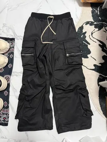 Danke Schon 카고 팬츠 블랙 s swag opiumu
