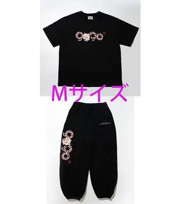 9090 치이카와 (먼작귀) OG 로고 T셔츠 스웨트 팬츠 세트 M 사이즈