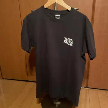 90s THRASHER 블랙 T셔츠 잡지 표지 디자인 XL