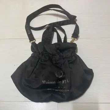 Maison de FLEUR 2way 숄더백 블랙