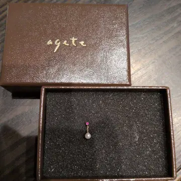 agete 귀걸이 펄