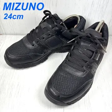 새상품급 mizuno 미즈노 스니커즈 워킹화 블랙 24