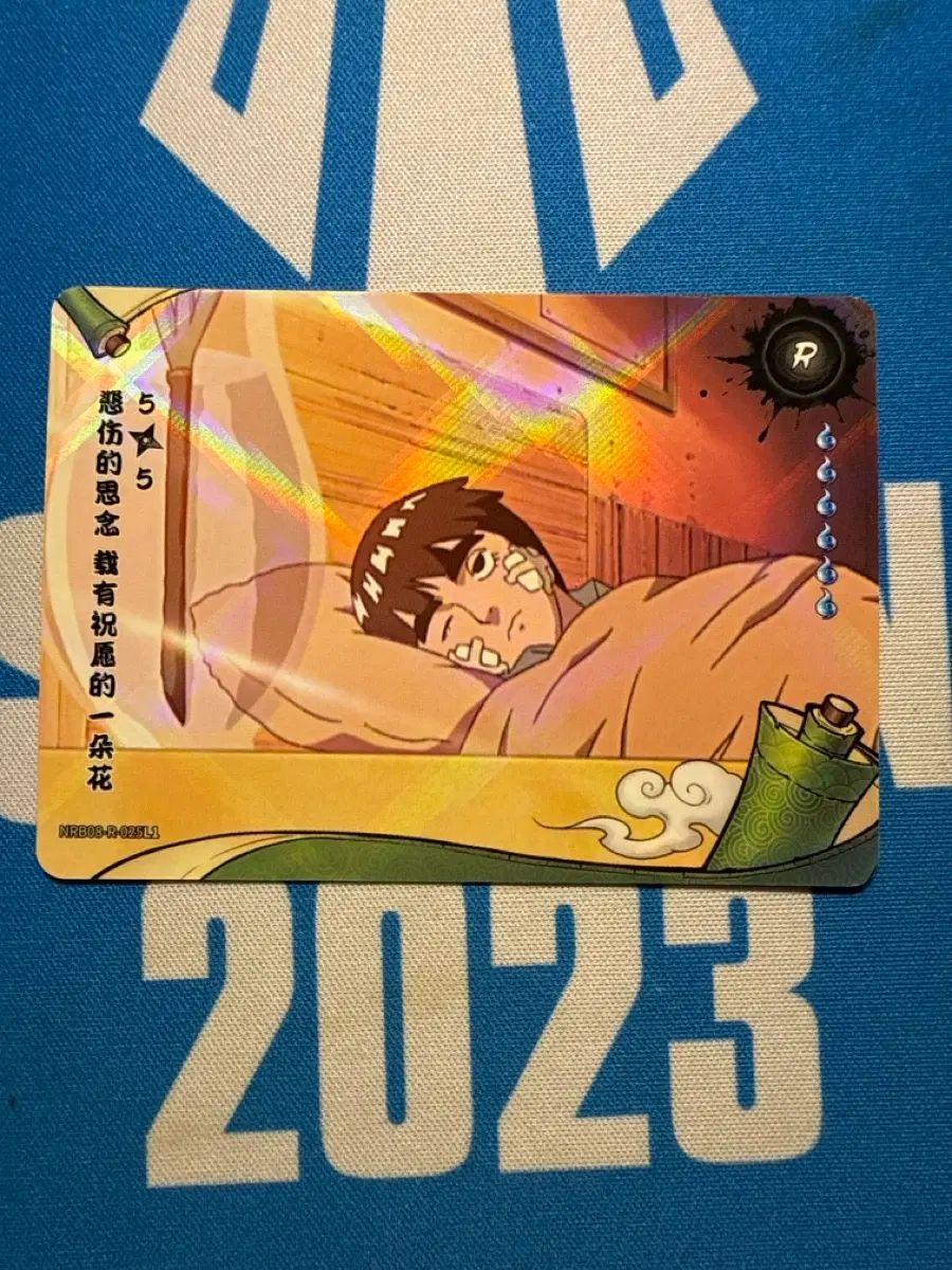 나루토 카드 록 리 R 025