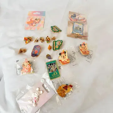 디즈니 핀 배지 세트