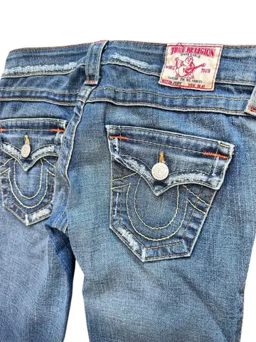 USA제 Y2K 헤이세이 갸루 부츠컷 데님 TRUE RELIGION 25