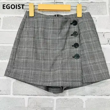 EGOIST 체크 큐롯 스커트 새상품급 C751