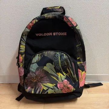 [ 몇 회만 사용 ] VOLCOM STONE 백팩 꽃무늬