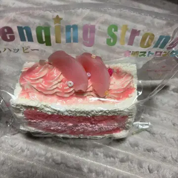 Wenging Strong 문청 데코 케이크 피치 밀크 푸딩