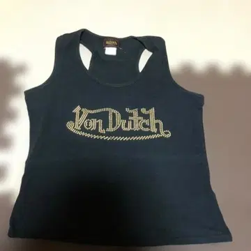 Von Dutch 큐빅 탱크탑 블랙