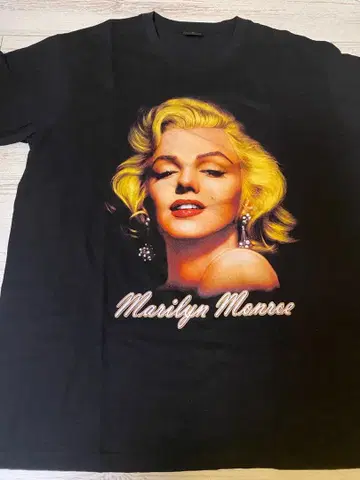 Marilyn Monroe T셔츠 블랙 L사이즈