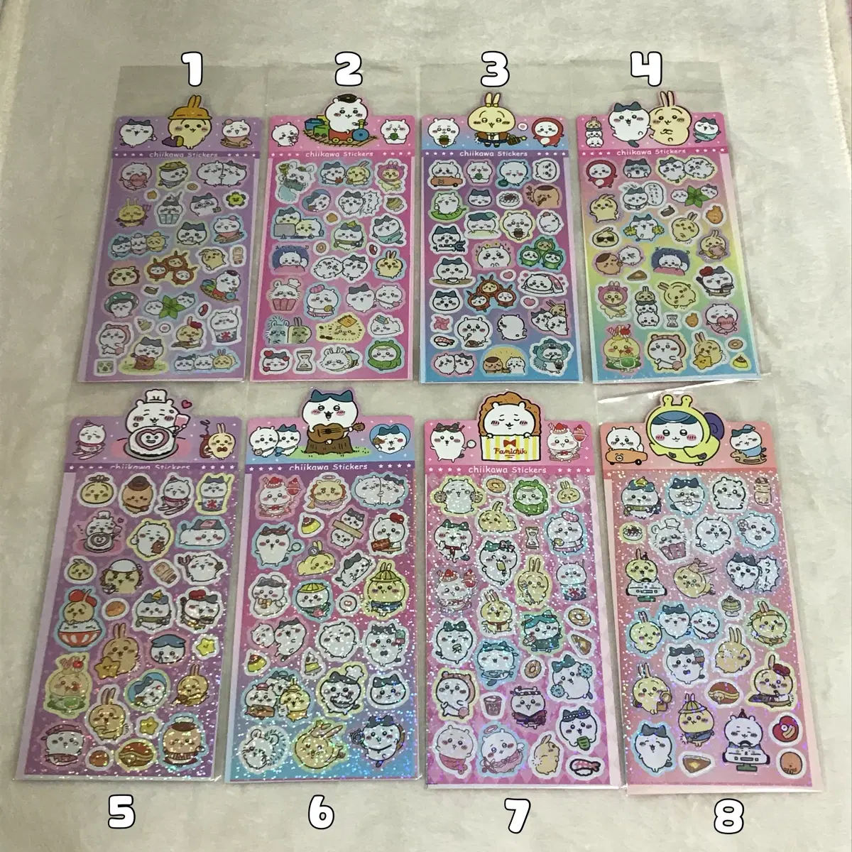 먼작귀 스티커 16종류