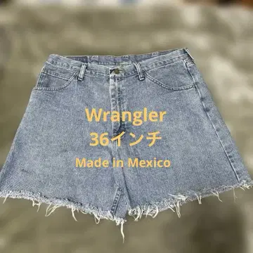 Wrangler 랭글러 데님 숏팬츠 컷오프 36