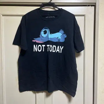 Disney STITCH T셔츠 L 사이즈 블랙