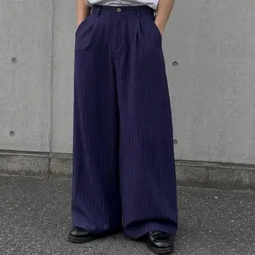 90s archive 빈티지 스트라이프 와이드 슬랙스
