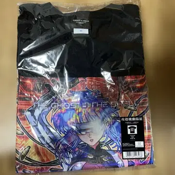 공각기동대전 T셔츠 17 TGITS 블랙 XL 사이즈