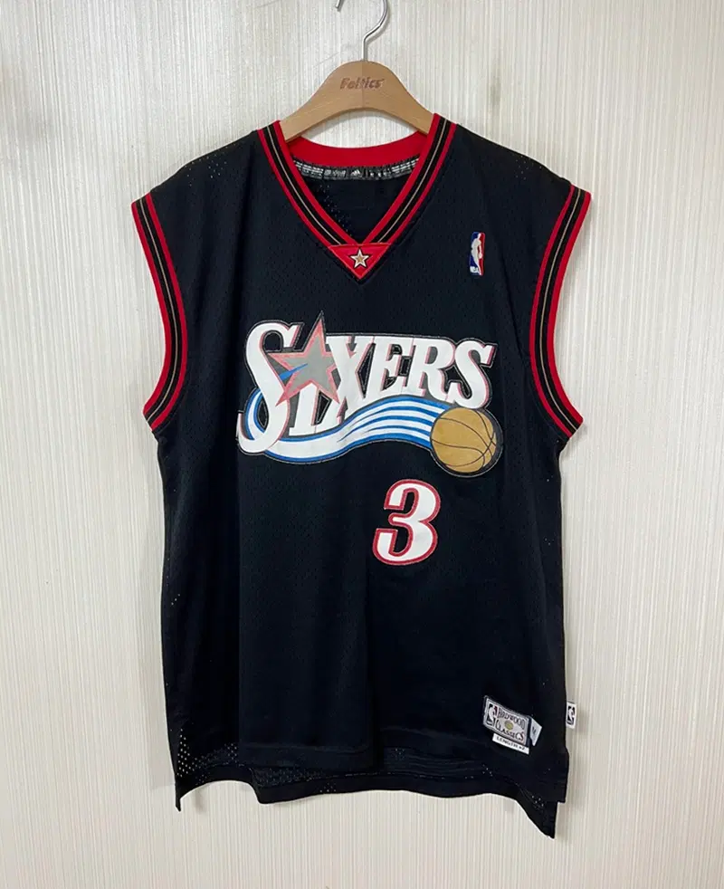 NBA 아디다스 HWC 필라델피아 76ERS 아이버슨 스윙맨져지 M #3
