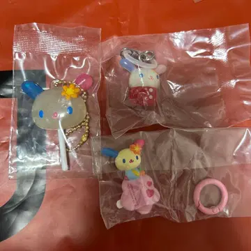 우사하나 키링 캔디 참 딸기 메지루시 액세서리 3개 세트