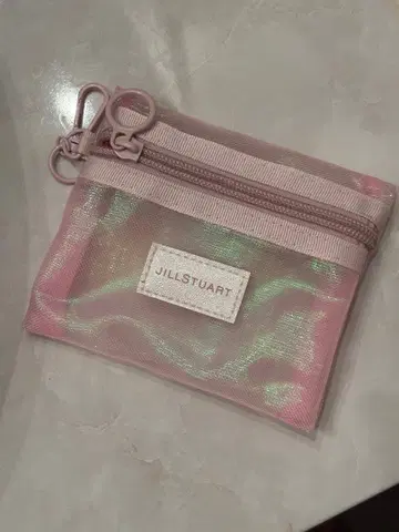 JILLSTUART 메쉬 파우치 핑크