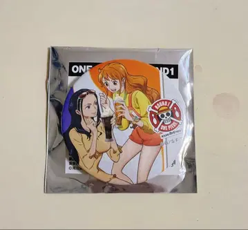 원피스 ONE PIECE 라운드 원 캔뱃지 로빈 나미