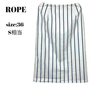 로페 ROPE 스커트 타이트 스커트 스트라이프 36