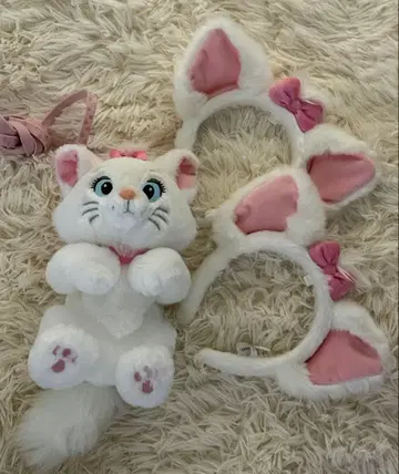 마리 머리띠 봉제 인형 미니백 디즈니
