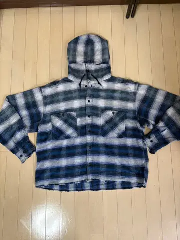 beams 후드 부착 셔츠