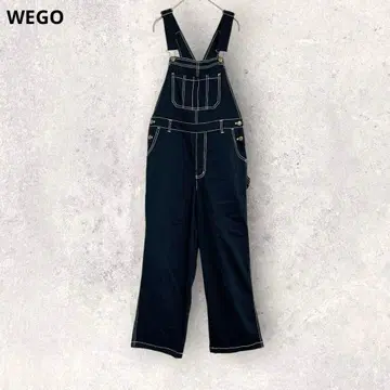 WEGO 위고 살로펫 오버롤 블랙 S 면