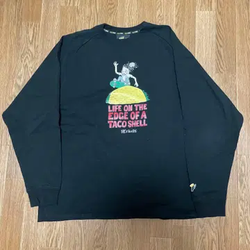 FAT x Sb x FOS 콜라보 롱 슬리브 T셔츠 블랙